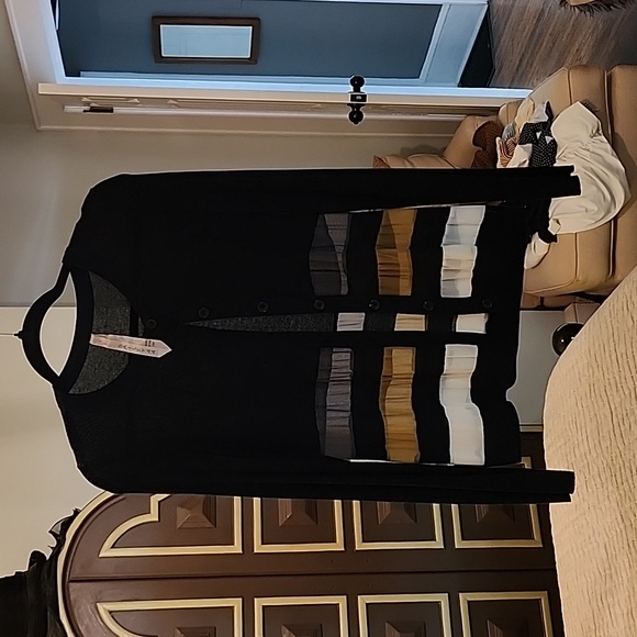 Bailey 44 Black Button-Up Cardigan - Picture 1 of 4